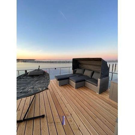 Hausboot Fjord Haven Mit Biosauna In Barth Buitenkant foto
