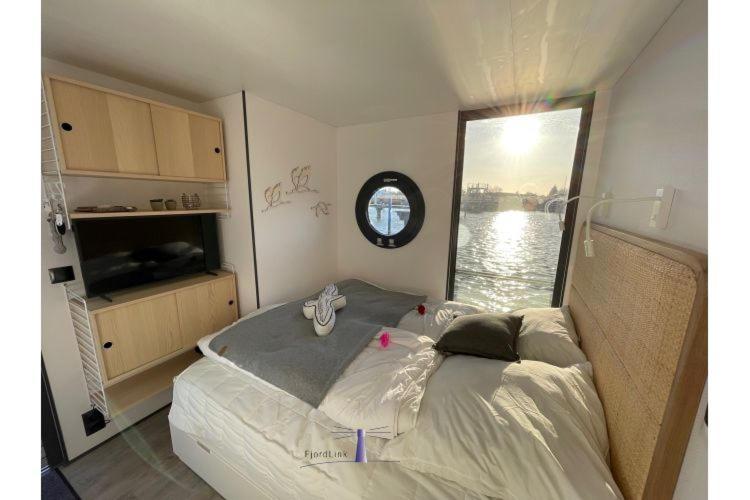 Hausboot Fjord Haven Mit Biosauna In Barth Buitenkant foto